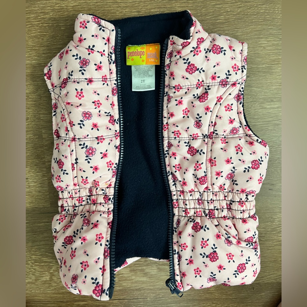 Penelope Mack Pink Floral Vest